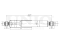 Rear gas shock absorber thumb
