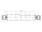 Rear gas shock absorber thumb