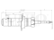 Front gas shock absorber thumb
