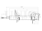 Right rear gas shock absorber thumb
