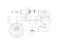 Left front gas shock absorber thumb