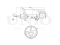 Left front gas shock absorber thumb