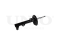 Front gas shock absorber thumb