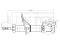Right front gas shock absorber thumb