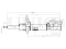 Right front gas shock absorber thumb