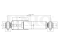 Rear gas shock absorber thumb