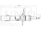 Left front gas shock absorber thumb