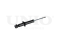 Rear gas shock absorber thumb