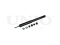 Rear gas shock absorber thumb