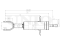 Front gas shock absorber thumb
