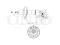 Left front gas shock absorber thumb