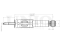 Rear gas shock absorber thumb