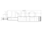 Front gas shock absorber thumb