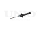 Front gas shock absorber thumb
