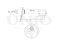 Left front gas shock absorber thumb