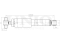 Rear gas shock absorber thumb