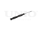 Rear gas shock absorber thumb