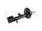 Left rear oil shock absorber thumb