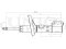 Left rear oil shock absorber thumb