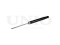 Rear gas shock absorber thumb
