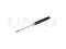 Rear gas shock absorber thumb