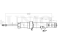 Right front gas shock absorber thumb