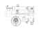 Right front gas shock absorber thumb