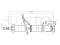 Left front gas shock absorber thumb