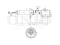 Left front gas shock absorber thumb