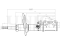 Left rear gas shock absorber thumb