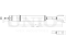 Front gas shock absorber thumb