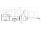 Right rear gas shock absorber thumb