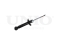 Rear gas shock absorber thumb