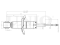 Rear gas shock absorber thumb