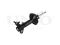 Left front gas shock absorber thumb