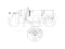 Left front gas shock absorber thumb