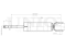 Rear gas shock absorber thumb