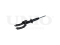 Left front gas shock absorber thumb