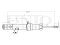 Left front gas shock absorber thumb