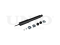 Front gas shock absorber thumb