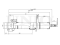 Front gas shock absorber thumb