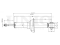 Rear gas shock absorber thumb