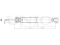Rear gas shock absorber thumb