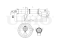 Front gas shock absorber thumb