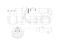 Right front gas shock absorber thumb