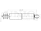 Front gas shock absorber thumb