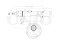 Right front gas shock absorber thumb