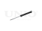 Rear gas shock absorber thumb