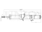 Right front gas shock absorber thumb