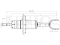 Front gas shock absorber thumb